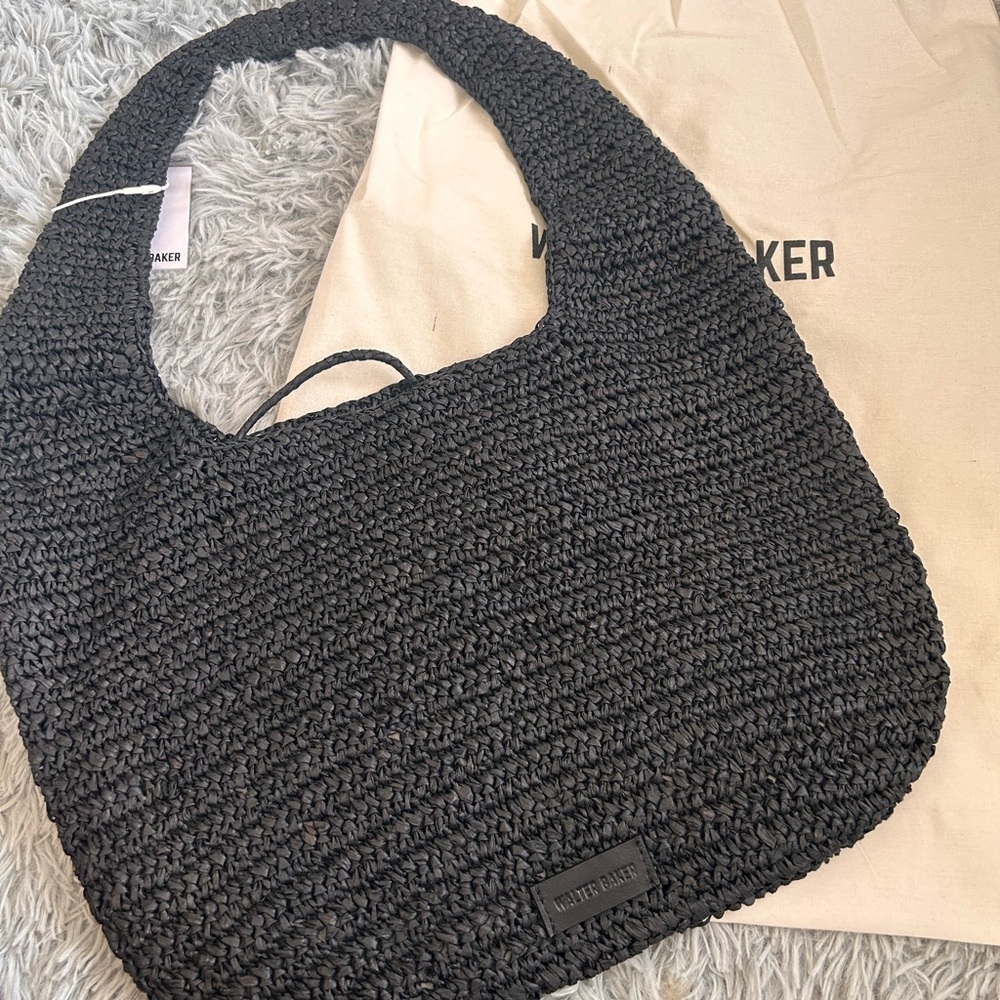 Walter Baker Black Woven Women's Bag